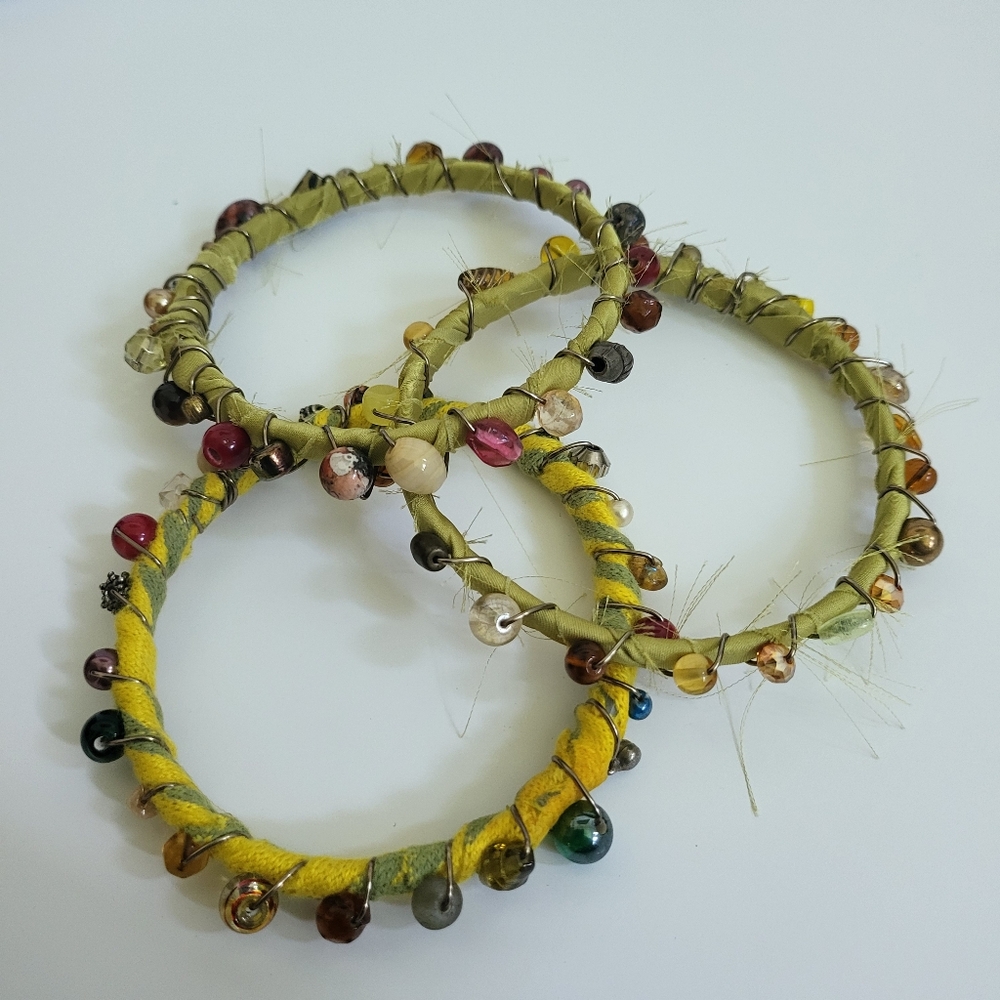 Handcrafted Stack Bracelet Set - Picture 5 of 10